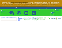 Tablet Screenshot of griotsites.com